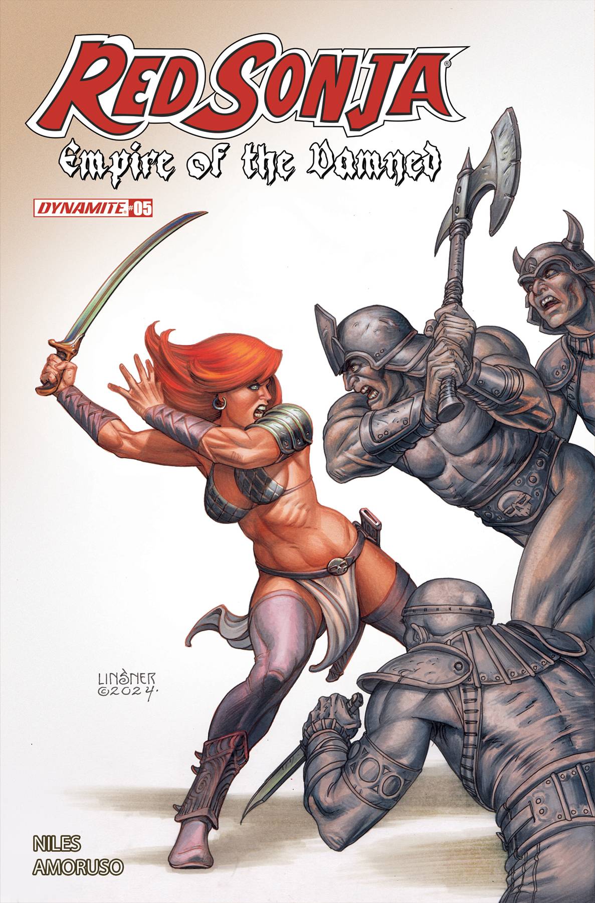 Red Sonja Empire of the Damned #5 Cover B Linsner