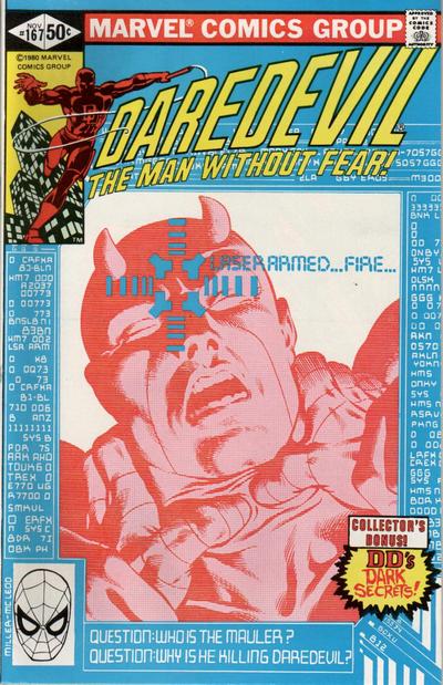 Daredevil #167 [Direct] Near Mint (9.2 - 9.8)