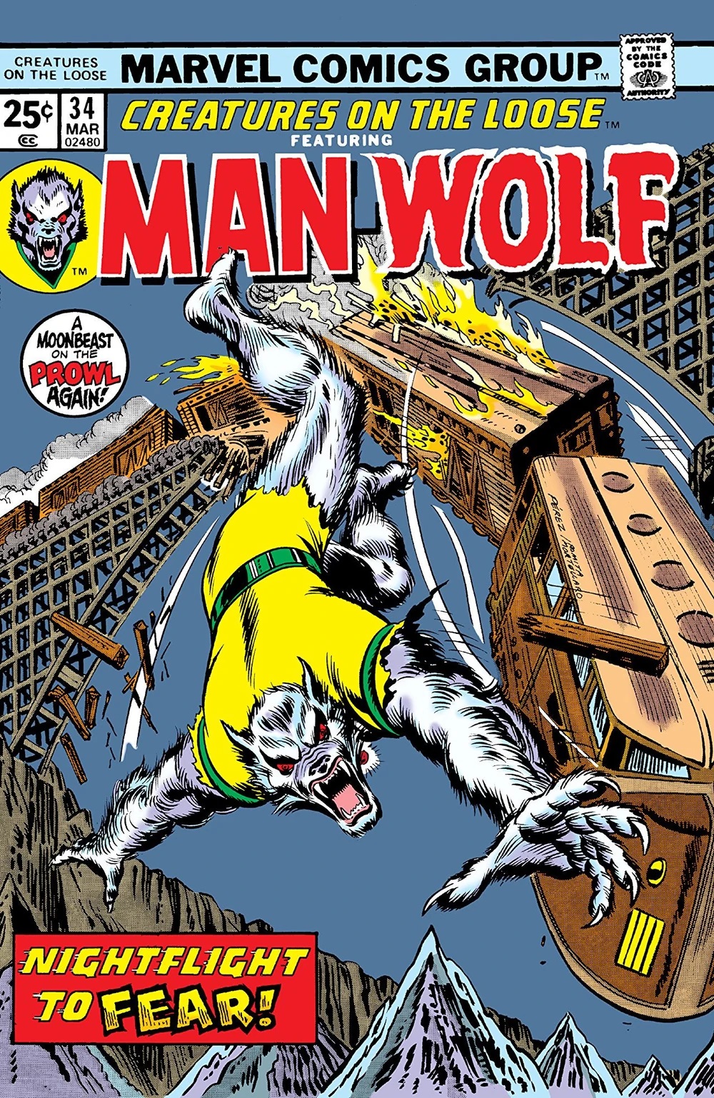 Creatures On The Loose Featuring Man-Wolf Volume 1 #34
