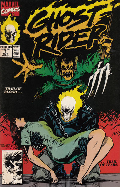 Ghost Rider #7 (1990) [Direct]-Very Good (3.5 – 5)