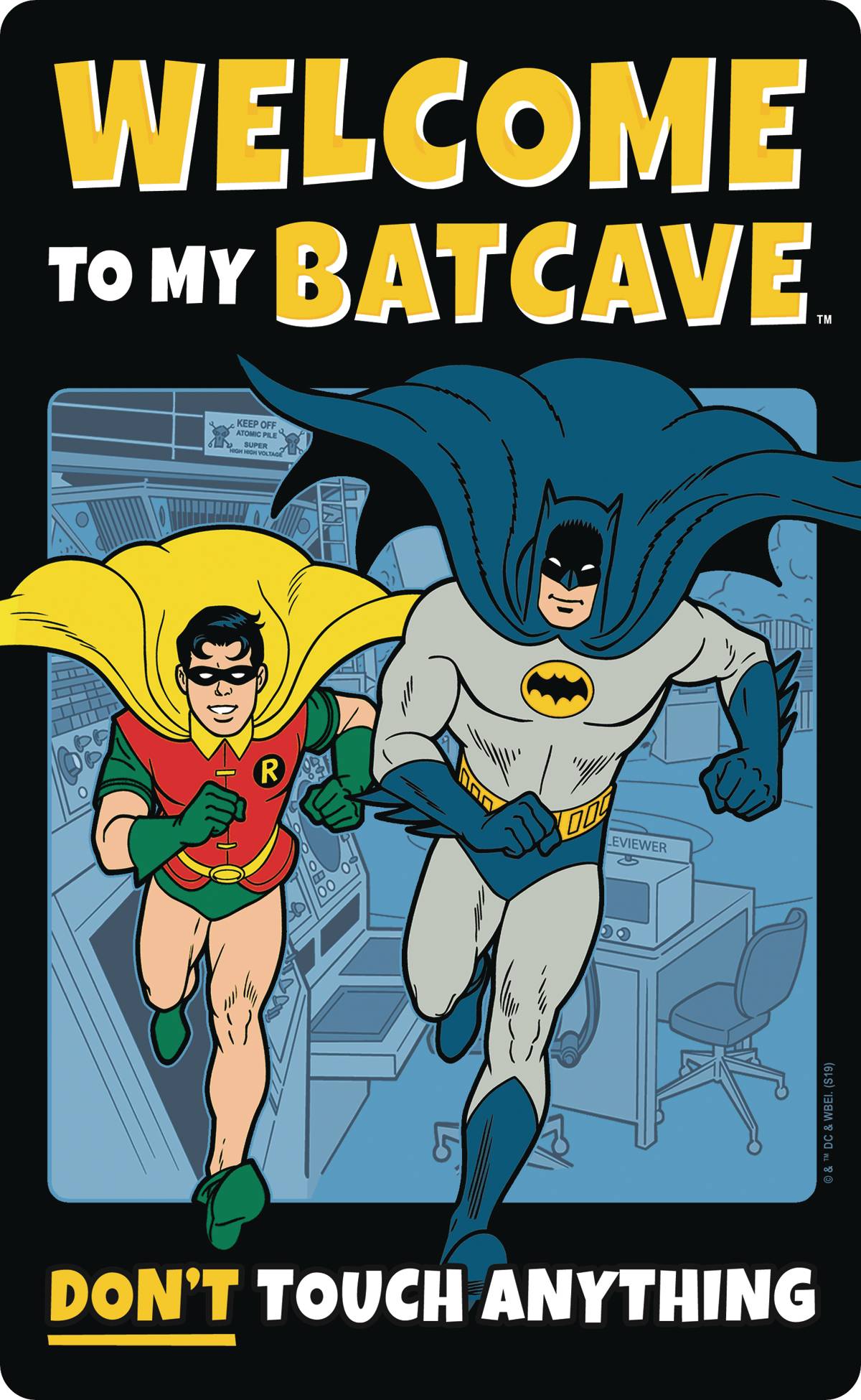 DC Batman Welcome To The Batcave Tin Sign