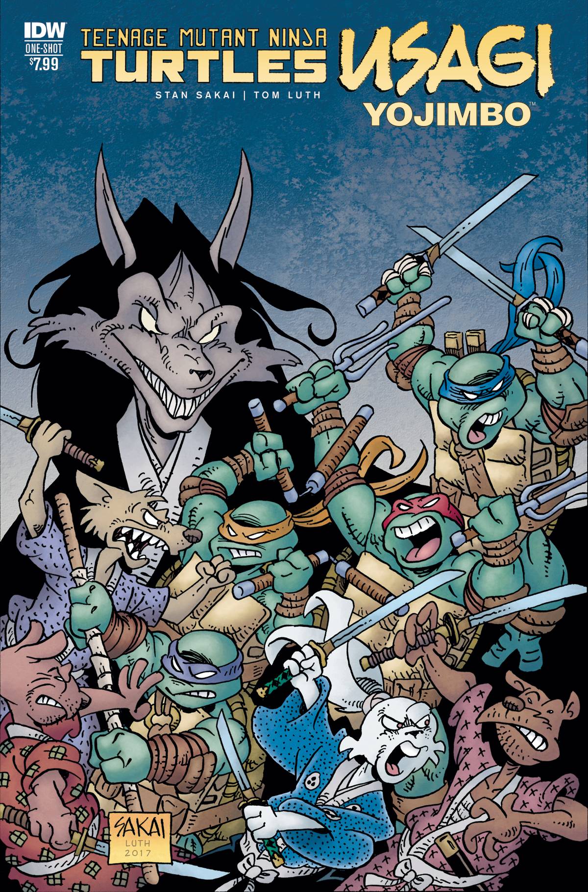 Teenage Mutant Ninja Turtles/Usagi Yojimbo #1 Cover A Sakai