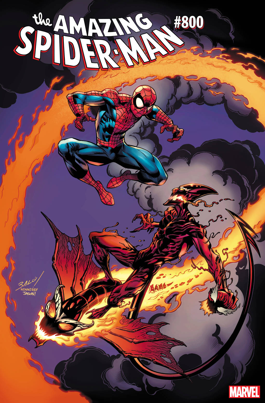 Amazing Spider-Man #800 Bagley Variant Leg (2017)