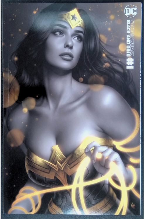 Wonder Woman Black & Gold #1 [Black Flag Comics Warren Louw Cover]-Near Mint (9.2 - 9.8) [2021]