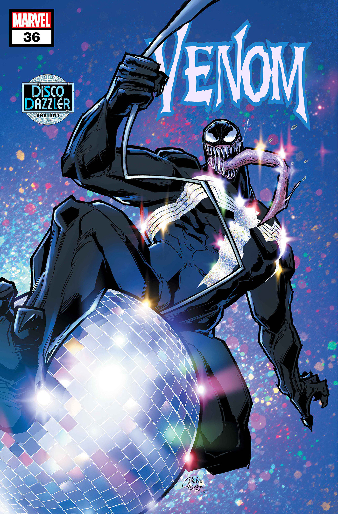 Venom #36 Rickie Yagawa Disco Dazzler Variant (Venom War)