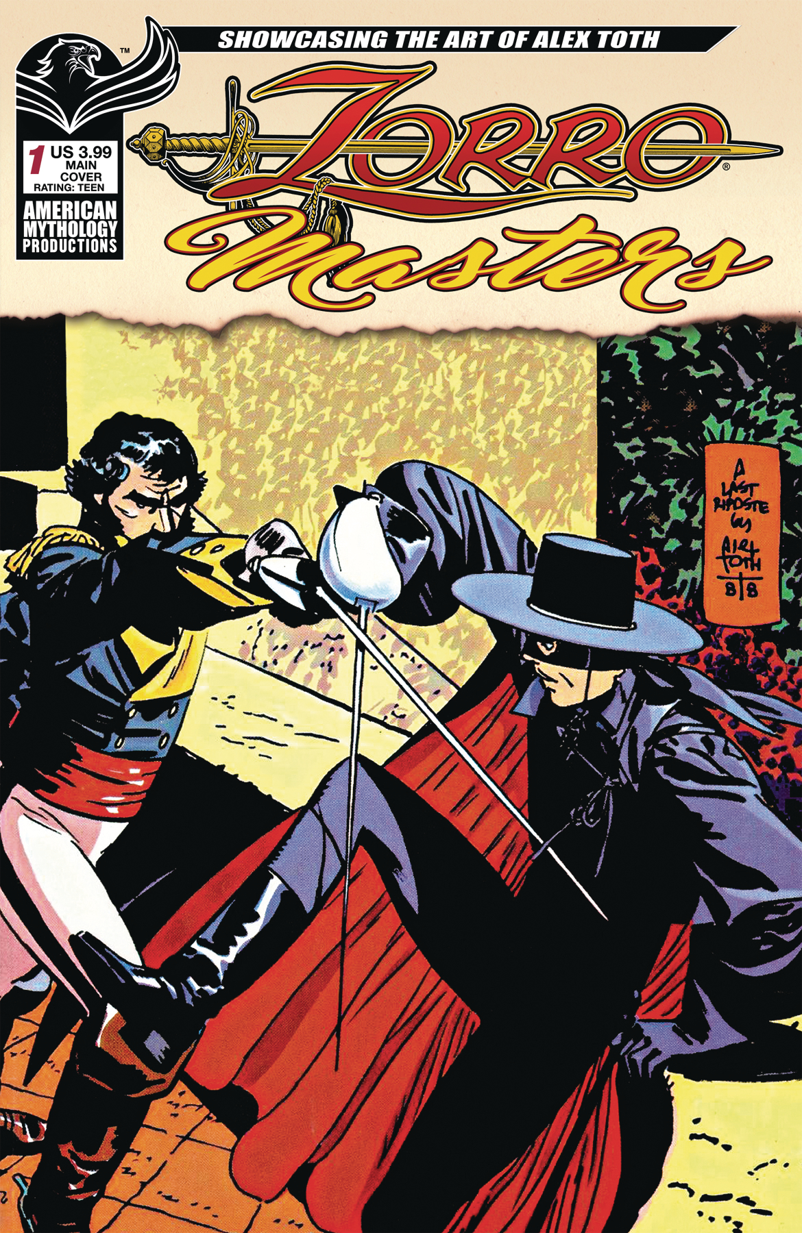 Zorro Masters Alex Toth Volume 1 Main Cover Toth