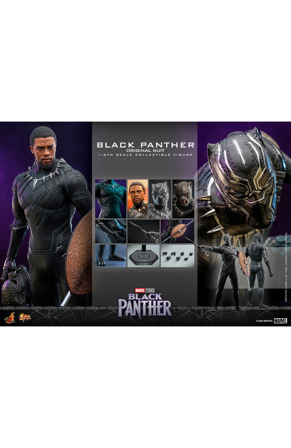Black Panther (Original Suit) Sixth Scale Figure by Hot Toys - Black Panther Legacy