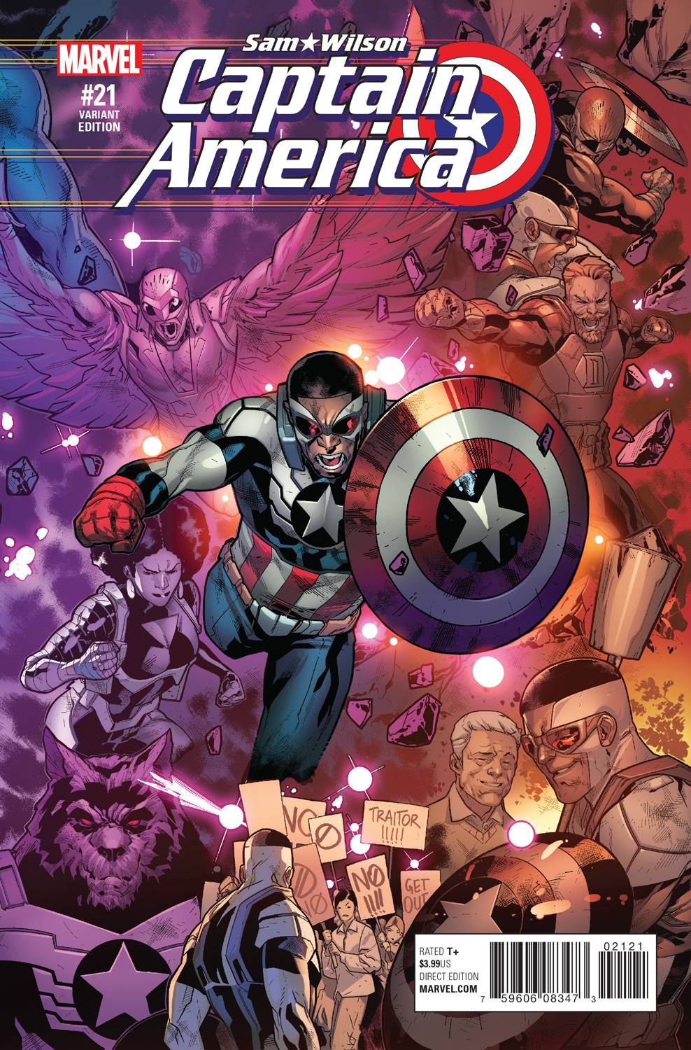 Captain America Sam Wilson #21 Rb Silva Connecting A Variant
