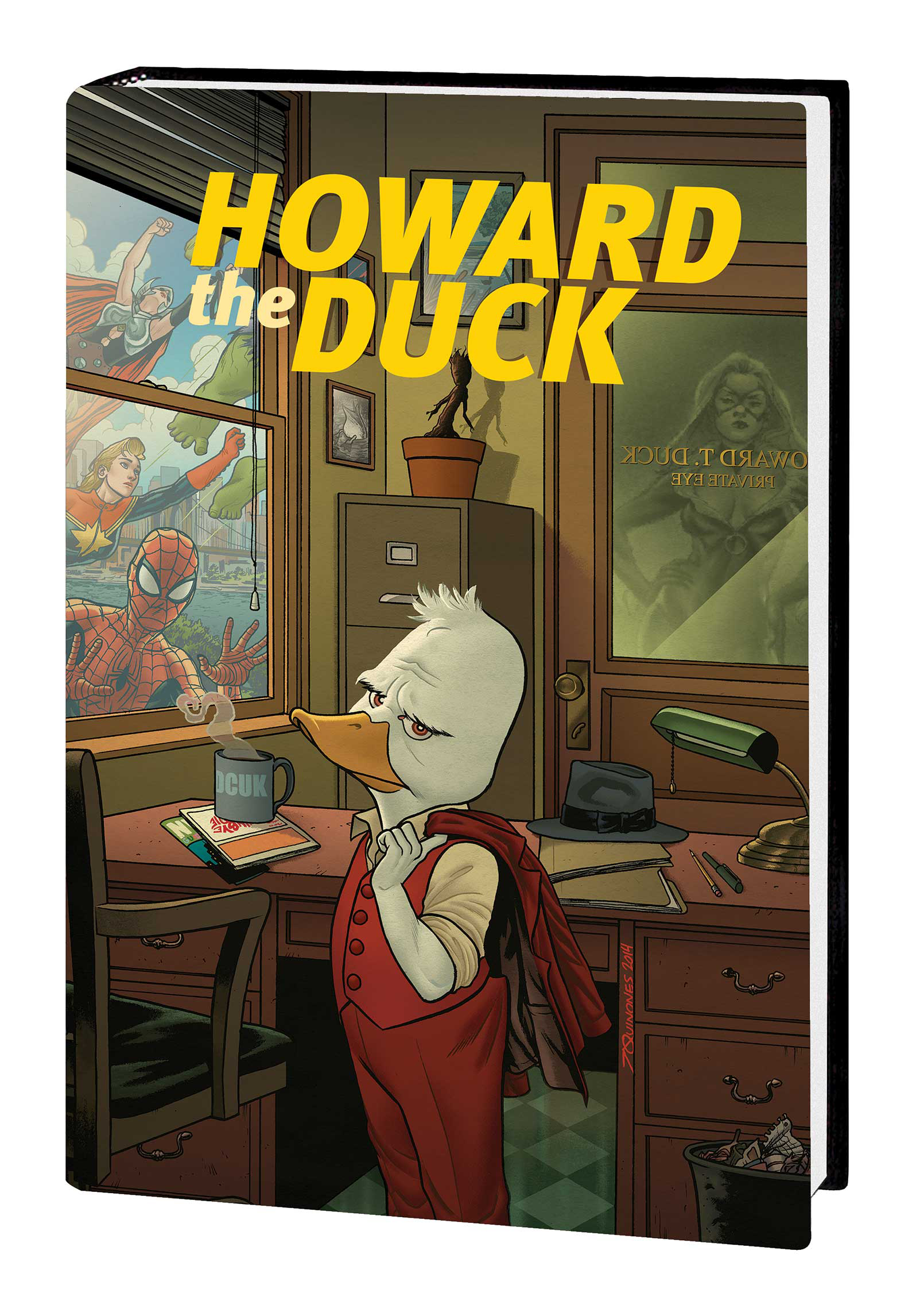 Howard Duck Zdarsky Quinones Omnibus Hardcover Quinones Cover