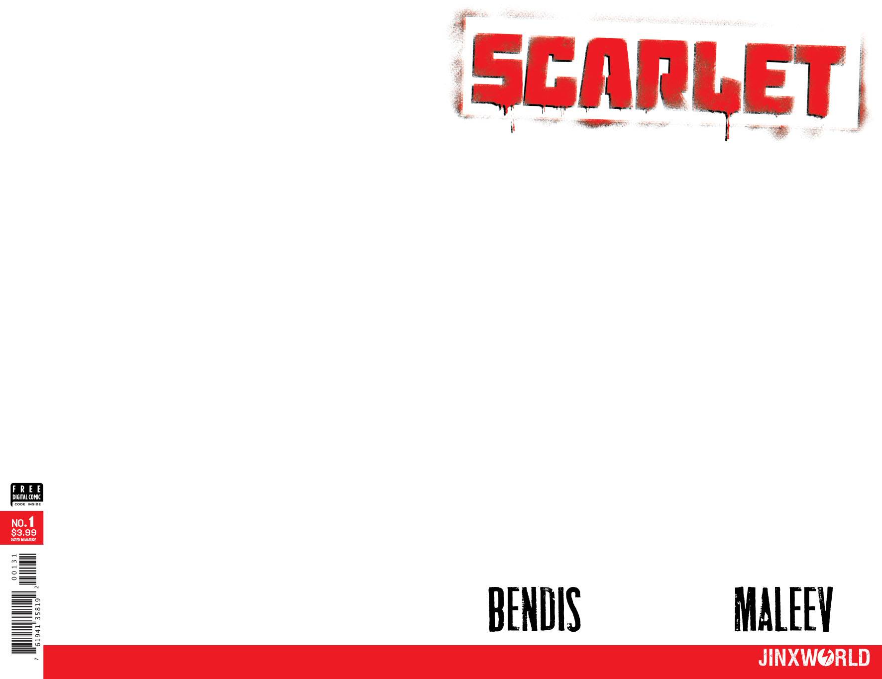 Scarlet #1 Blank Variant Edition (Mature) (Of 5)