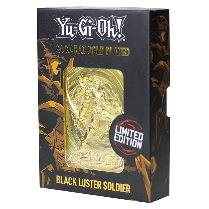 Yu-Gi-Oh! 24K Gold Plated Collectible - Black Luster Soldier