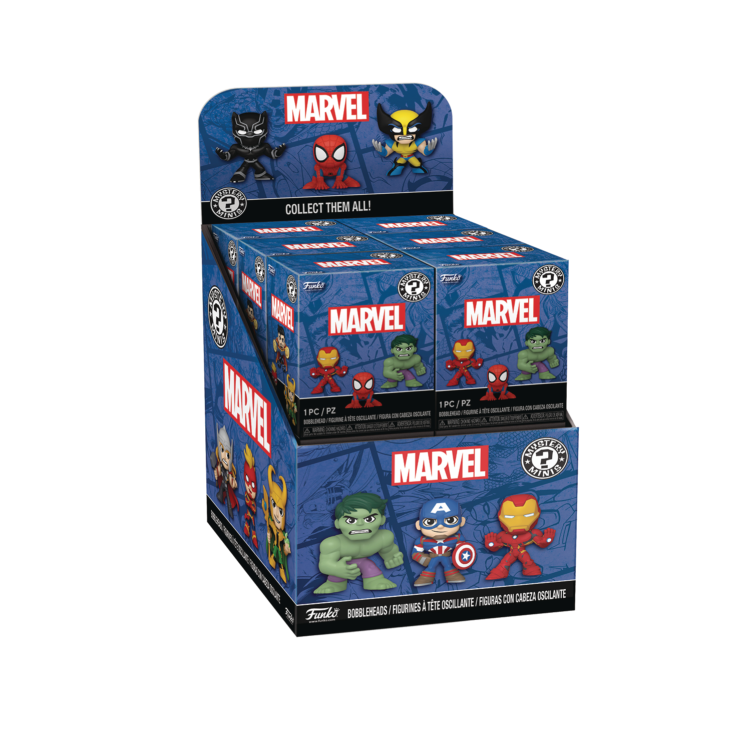 Marvel New Classics Mystery Minis Mini-Figure Display Case of 12