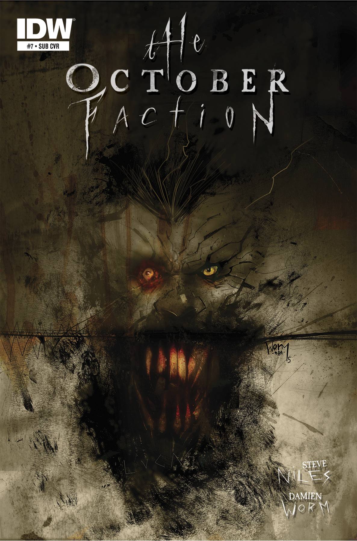 October Faction #7 Subscription Variant