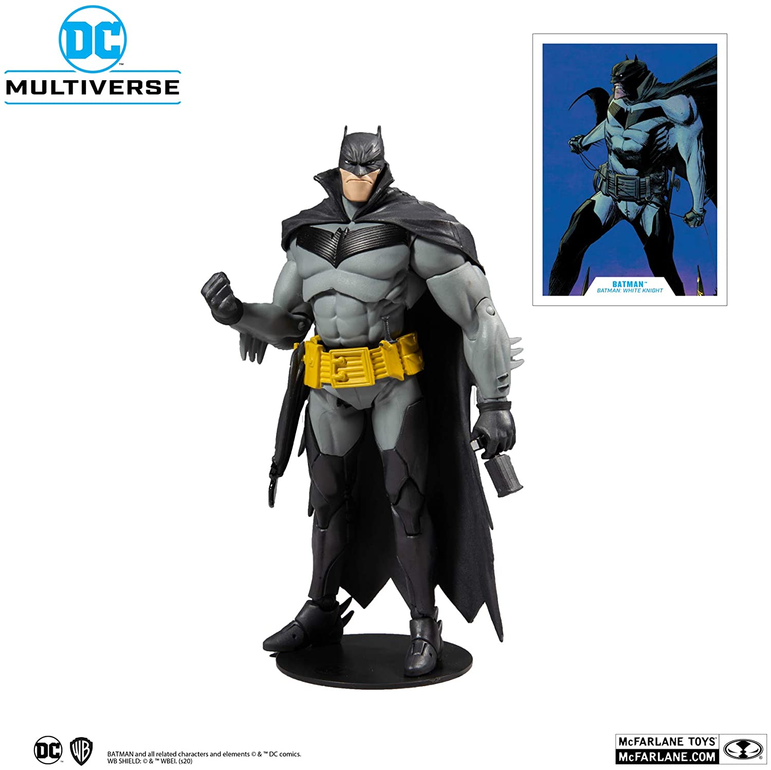 DC Collector Wave 2 White Knight Batman 7 Inch Scale Action Figure
