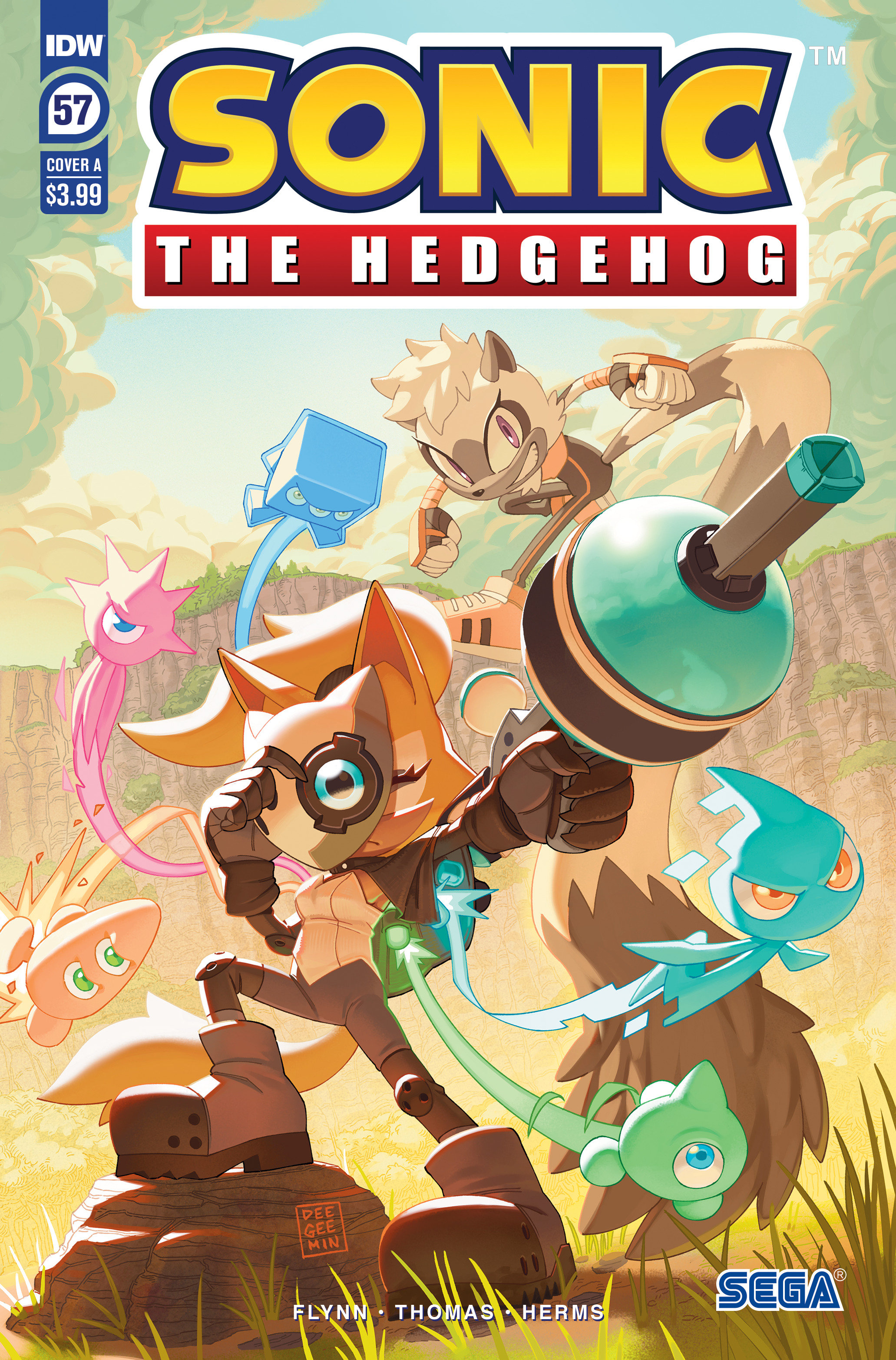 Sonic the Hedgehog #57 Cover A Kim