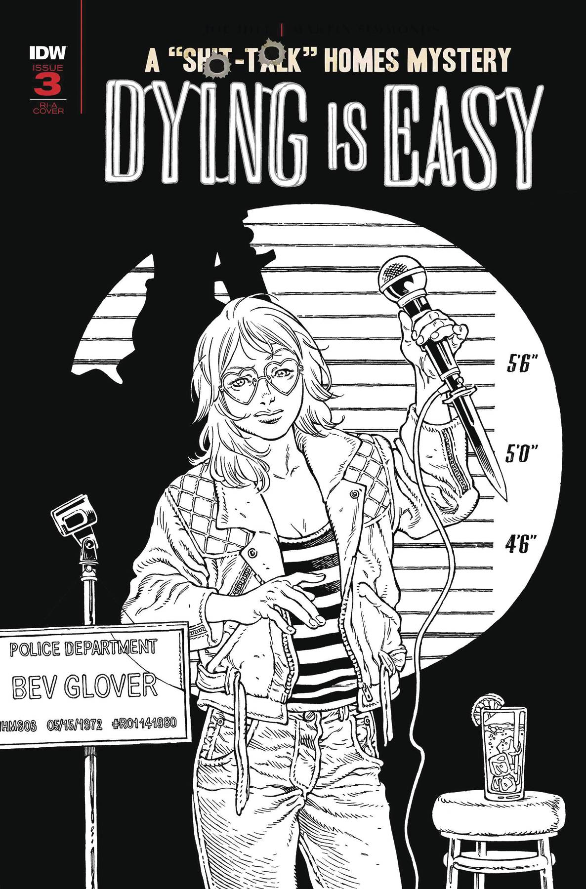 Dying Is Easy #3 1 for 10 Incentive Black & White Rodriguez (Of 6)