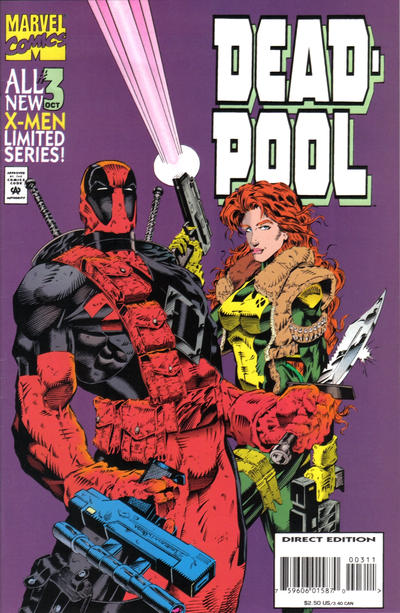 Deadpool #3 [Direct Edition](1994)-Very Fine (7.5 – 9)