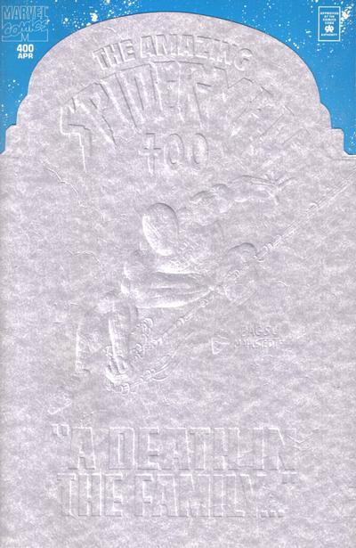 The Amazing Spider-Man #400 [Direct Edition - Deluxe - Embossed Tombstone Cover]-Fine (5.5 – 7)