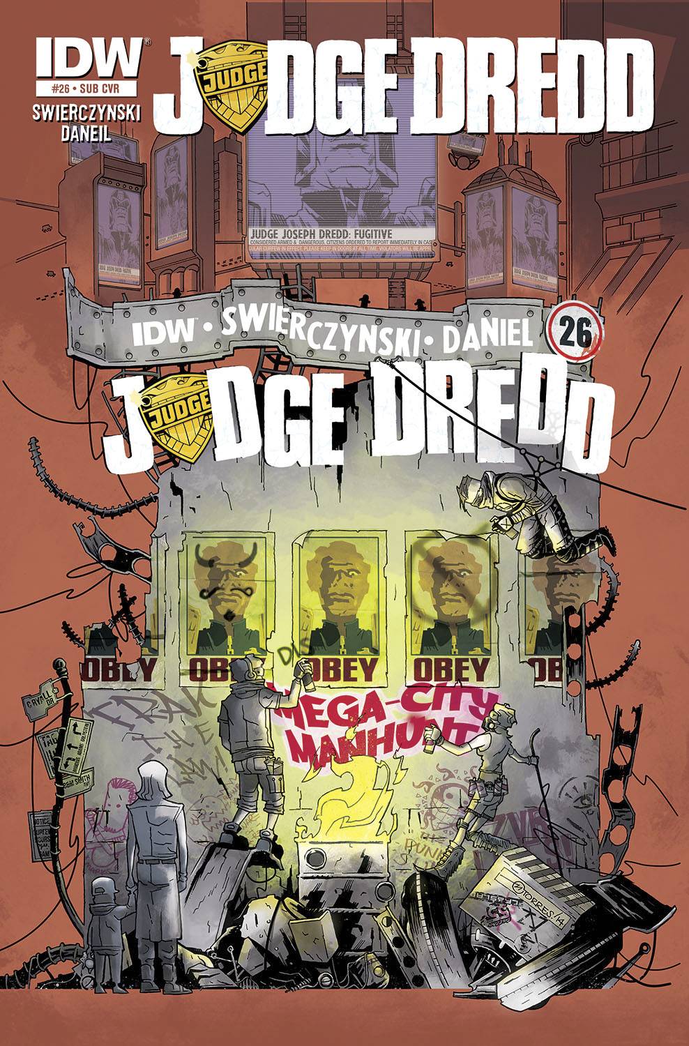 Judge Dredd #26 Subscription Variant