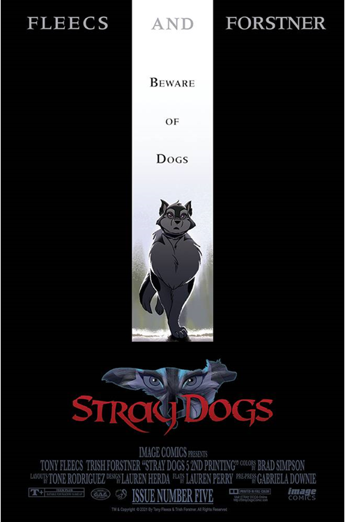 Stray Dogs #5 2nd Printing Cover B 1 for 10 Incentive