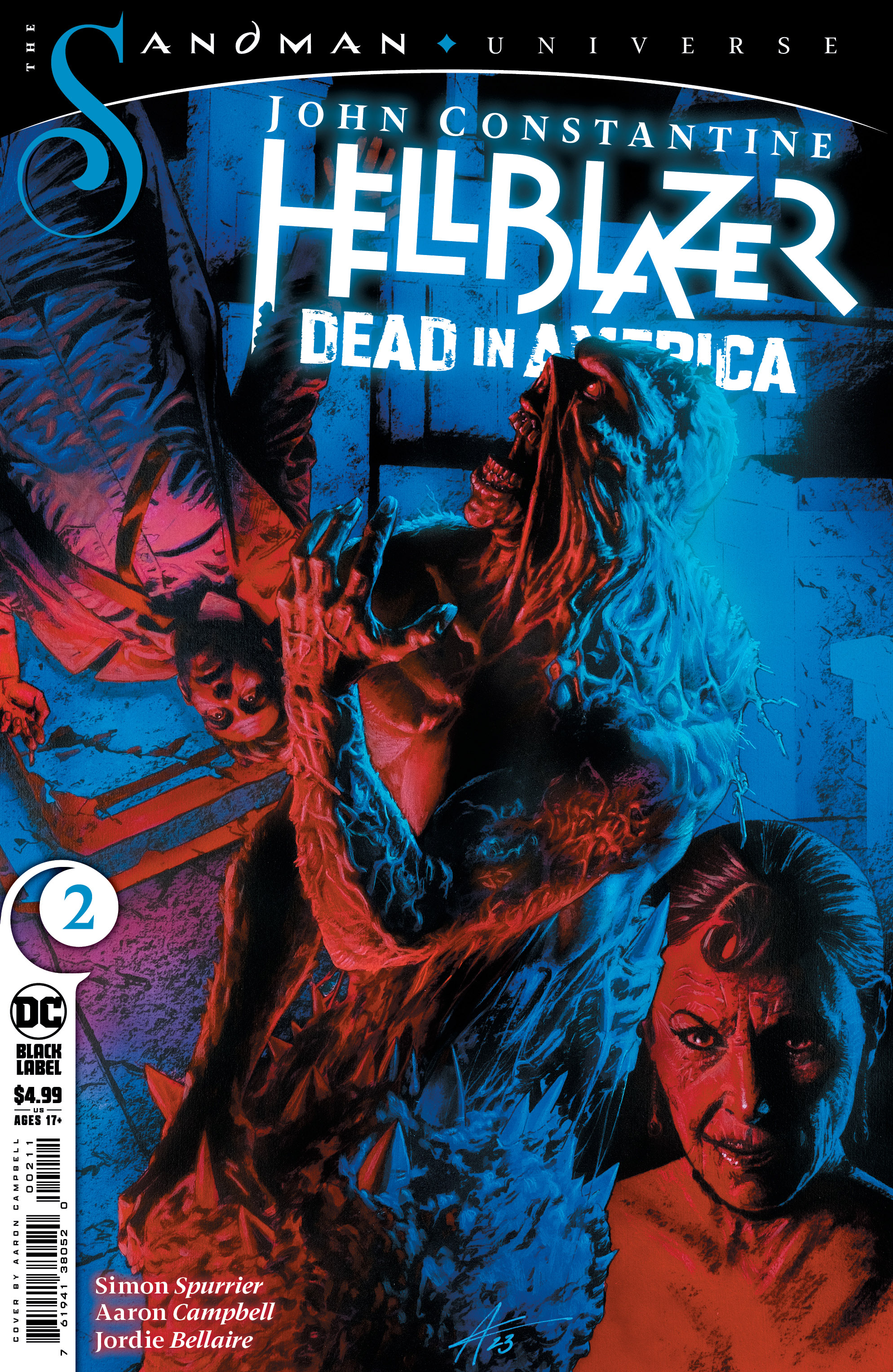 John Constantine, Hellblazer Dead in America #2 Cover A Aaron Campbell (Mature) (Of 8)