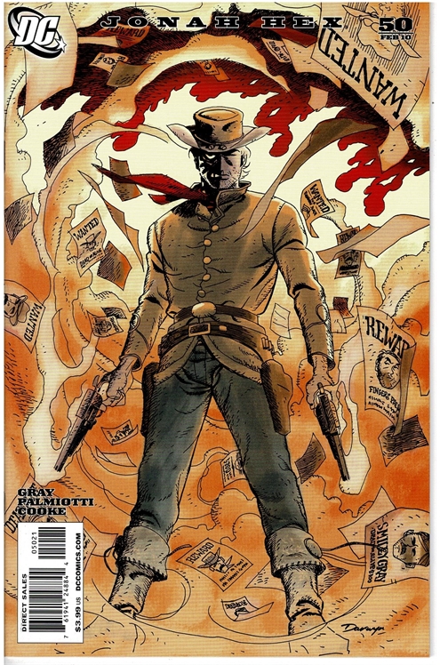 Jonah Hex #50 [Darwyn Cooke Wanted Poster Cover] - Fn/Vf