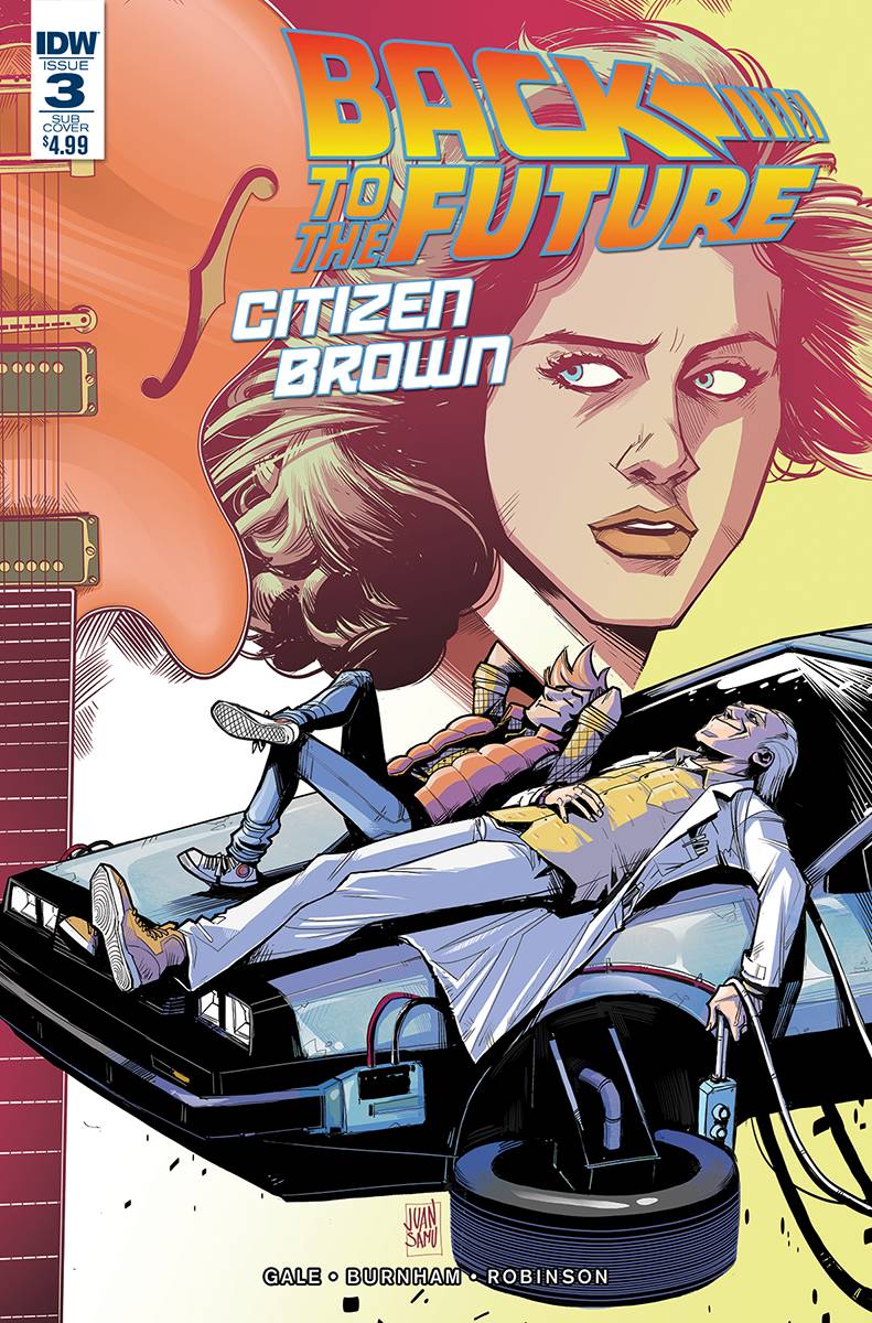 Back To the Future Citizen Brown #3 Subscription Variant