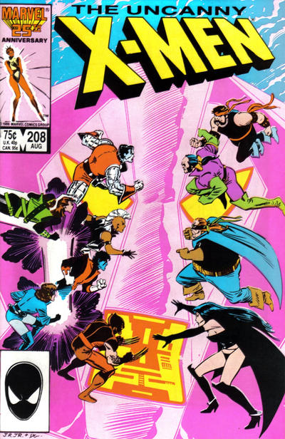 The Uncanny X-Men #208 [Direct]-Fine (5.5 – 7) [1St Mention of The Term "Omega" Class For Mutants]