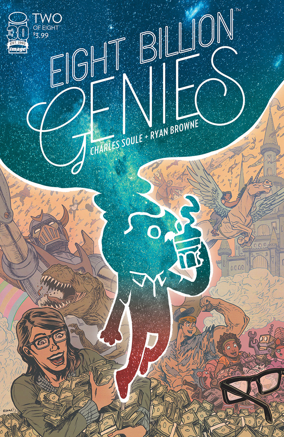 Eight Billion Genies #2 Cover A Browne (Mature) (Of 8)