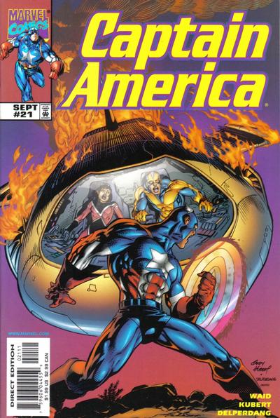 Captain America #21 [Direct Edition]-Very Fine