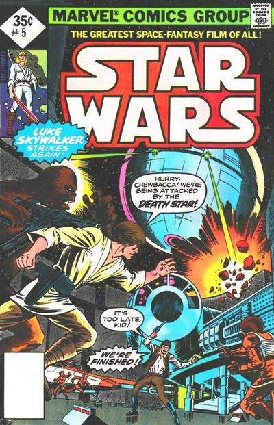 Star Wars #5 [Whitman Reprint Edition]-Fine (5.5 – 7)