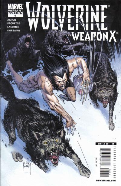 Wolverine Weapon X #6 [Joe Kubert Cover]-Very Fine  