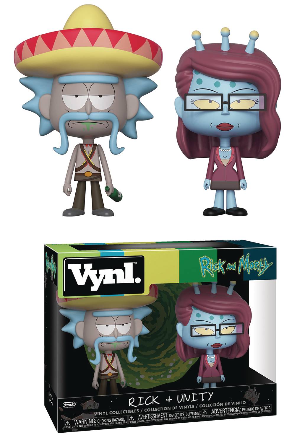 Vynl Rick and Morty Rick + Unity Vinyl Figure 2pk