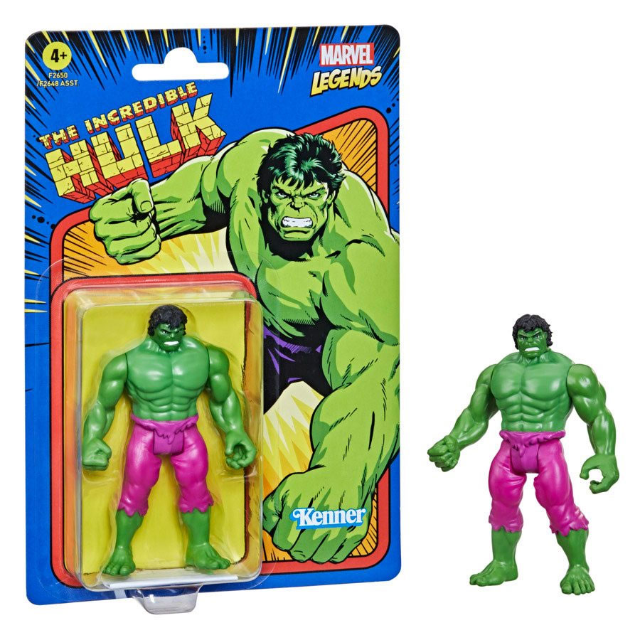 Marvel Retro Legends 3-3/4in Hulk Action Figure Case