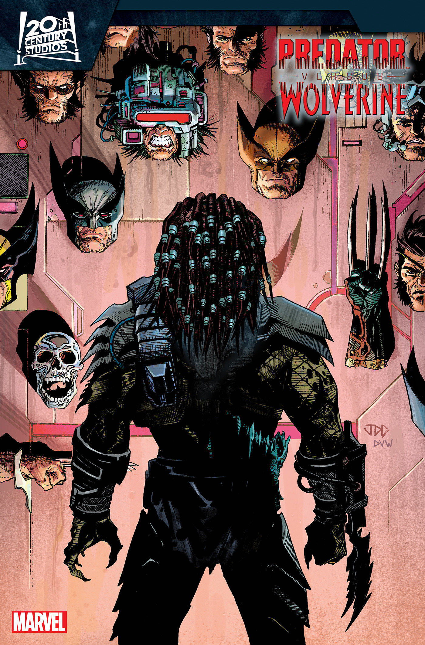 Predator Vs. Wolverine #4 Joshua Cassara Variant 1 for 25 Incentive