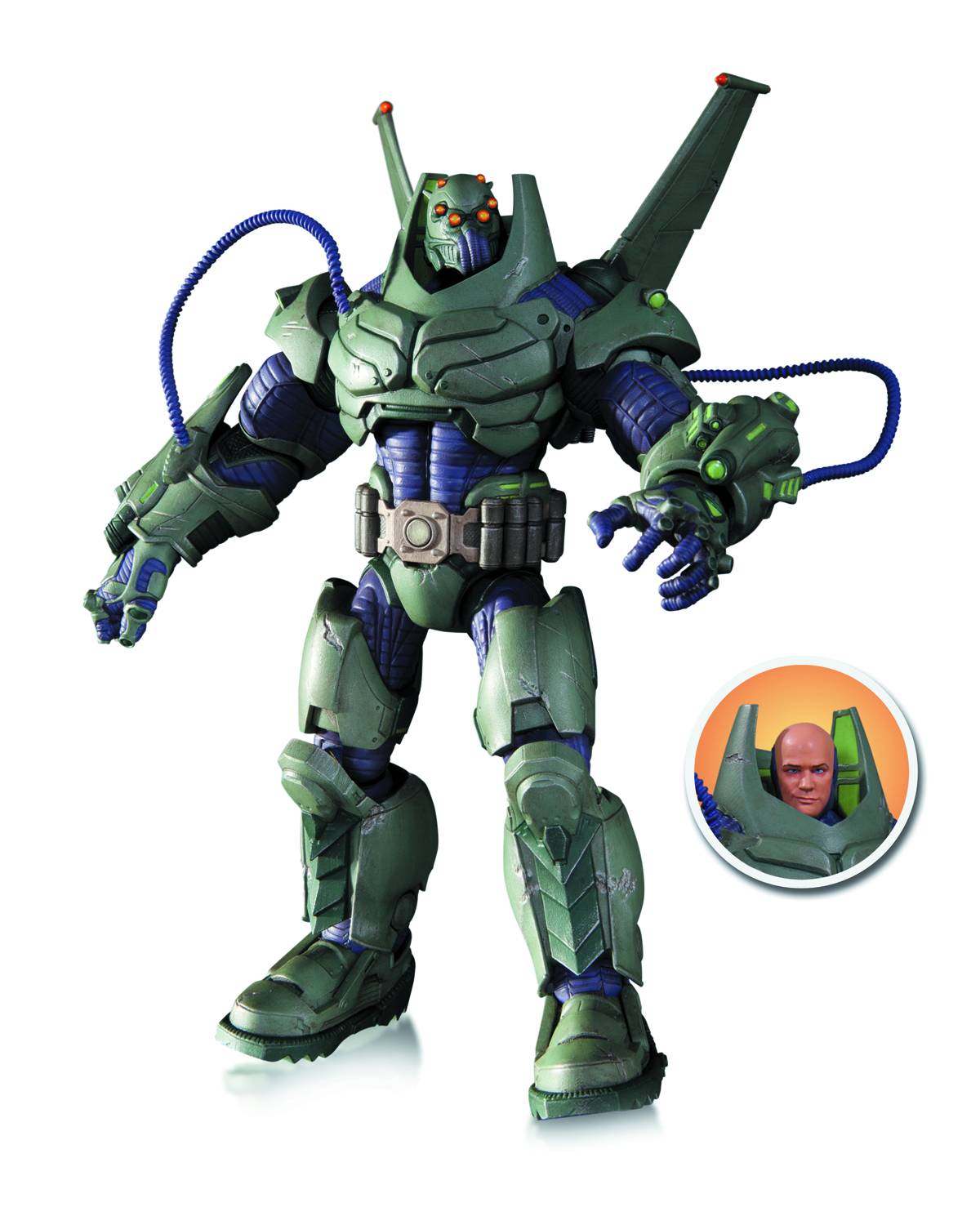 DC Comics Super Villains Armored Lex Luthor Deluxe Action Figure