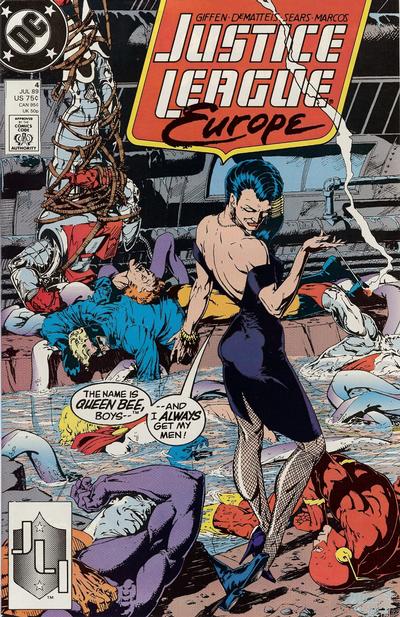 Justice League Europe #4 [Direct]-Fine (5.5 – 7)