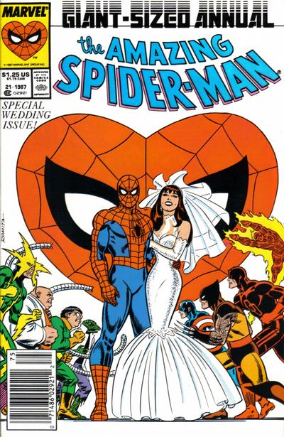 The Amazing Spider-Man Annual #21 [Newsstand]-Very Fine (7.5 – 9)