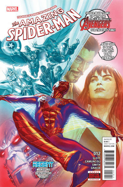 Amazing Spider-Man #12 [Direct Edition - Alex Ross Cover]-Near Mint (9.2 - 9.8)