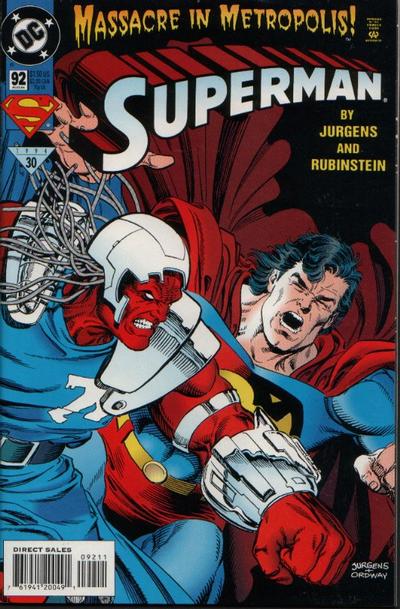 Superman #92 [Newsstand]-Very Good (3.5 – 5)