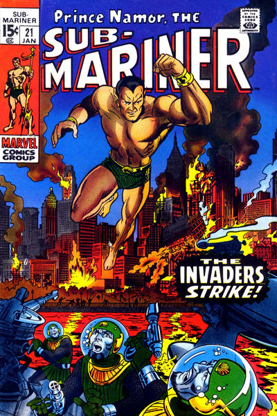 Sub-Mariner #21 - Vg- 3.5