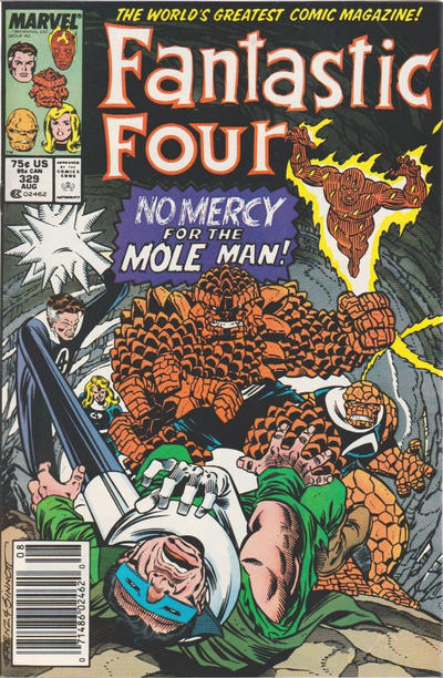 Fantastic Four #329 [Newsstand]-Very Fine (7.5 – 9)