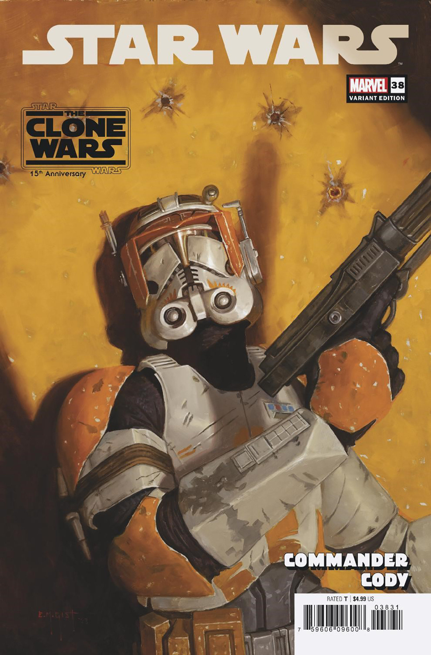 Star Wars #38 E.M. Gist Cody Star Wars: Clone Wars 15th Anniversary Variant (Dark Droids)