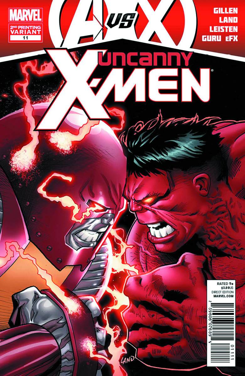 Uncanny X-Men #11 2nd Printing Land Variant AVX