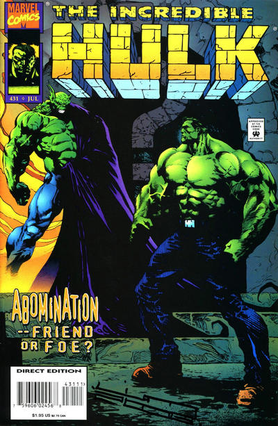 The Incredible Hulk #431 [Direct Edition]-Very Fine