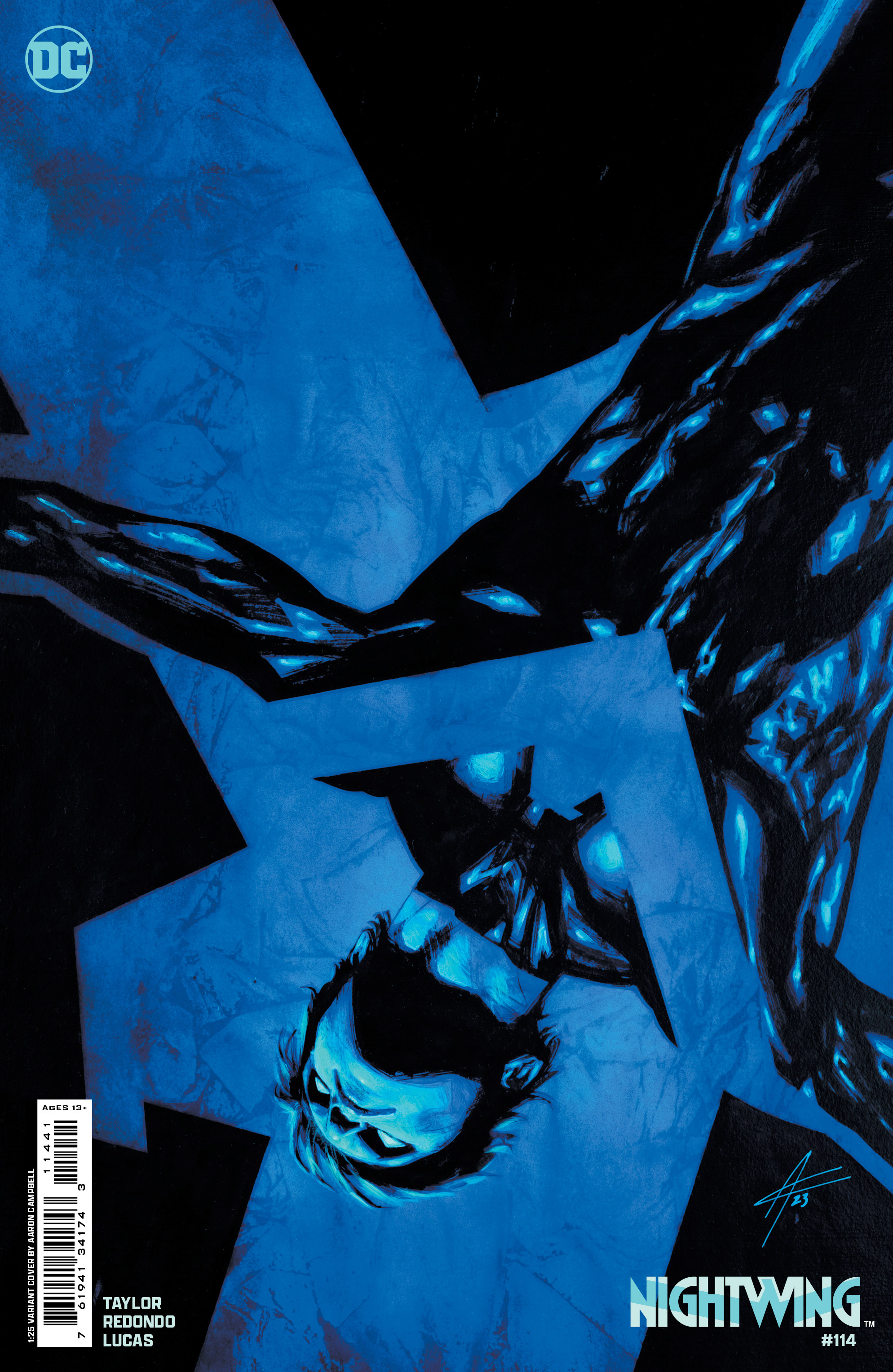 Nightwing #114 Cover D 1 for 25 Incentive Aaron Campbell Card Stock Variant