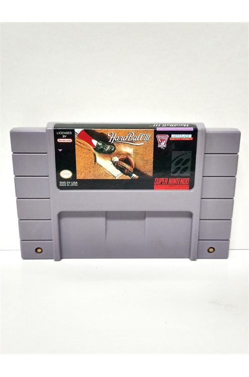 Super Nintendo Snes Hardball III Cartridge Only (Fair)