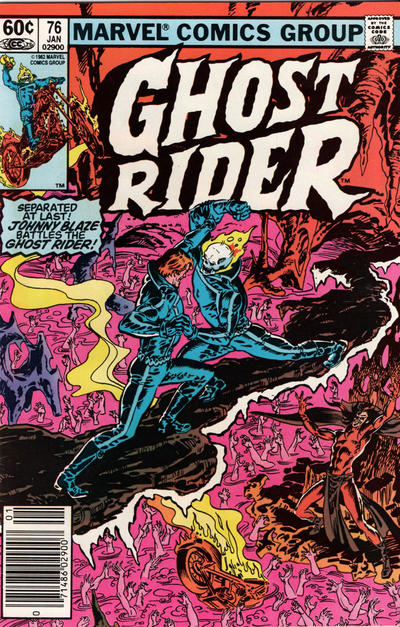 Ghost Rider #76 [Newsstand] - Vf+ 8.5