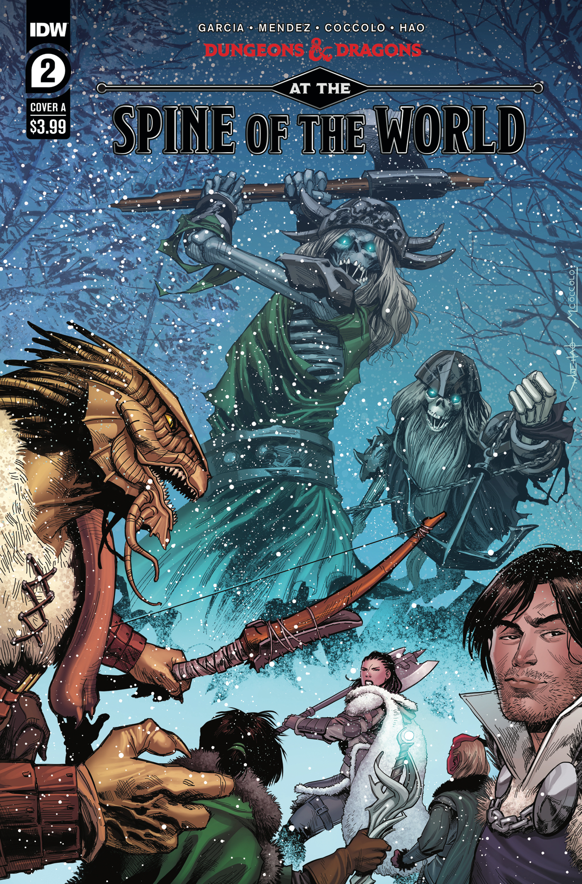 Dungeons & Dragons At Spine of World #2 Cover A Coccolo (Of 4)