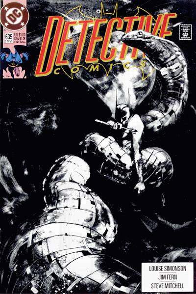 Detective Comics #635 [Direct]-Fine (5.5 – 7) George Pratt Cover